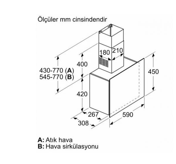 Siemens LC65FCJ00T Aspiratör