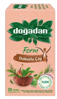 Doğadan Form  Dokuzlu Çay Bardak Poşet 20 Adet
