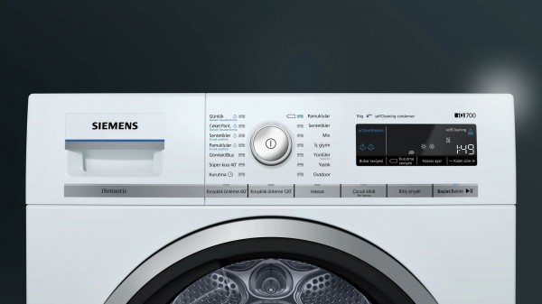 Siemens WT45W562TR Isı Pompalı Kurutma Makinesi