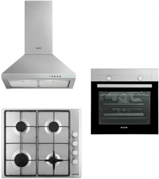 Arçelik İnox Ankastre Set O 705 YDGEI + AFM 130 I + P 27 YI