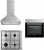 Arçelik İnox Ankastre Set O 705 YDGEI + AFM 130 I + P 27 YI