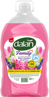 Dalan Family Bahar Çiçekleri Sıvı Sabun 3 lt