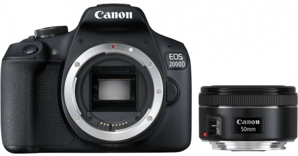 Canon EOS 2000D 50mm DSLR Fotoğraf Makinesi (50 mm)