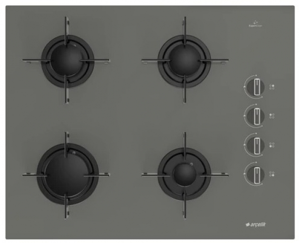 Arçelik New Grion Tutku Gri Ankastre Set OCD T 651 EG + AFC 340 G + ADE 606 G