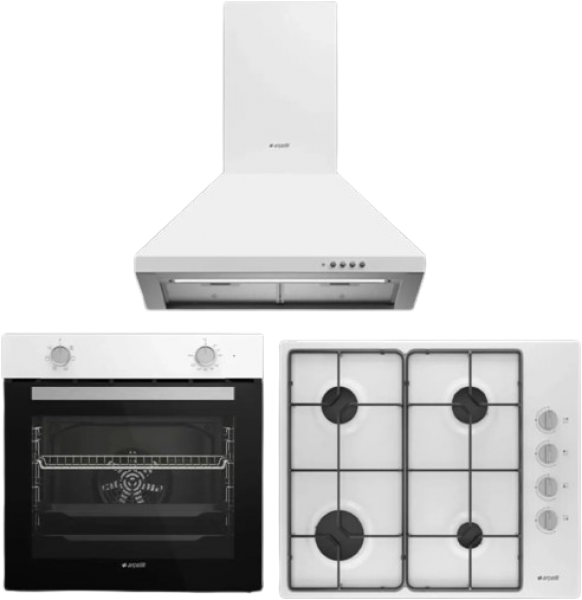 Arçelik Klasik Beyaz Ankastre Set OMD D 611 EB + AFM 130 B + P 27 YB