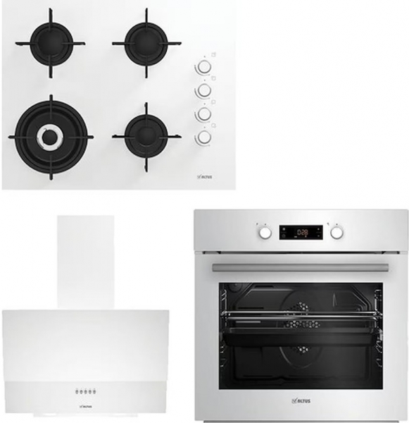 Altus Beyaz Ankastre Set ALA 185 GWD + ALA 140 W + ALA 540 W