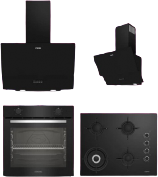 Altus No 104 Siyah Ankastre Set ALA 159 GB + ALA 310 B + ALA 535 B