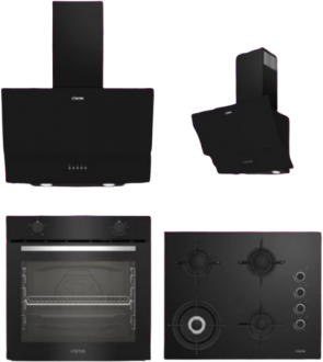 Altus No 104 Siyah Ankastre Set ALA 159 GB + ALA 310 B + ALA 535 B