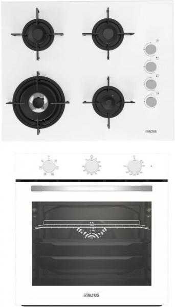 Altus 2'li Beyaz Ankastre Set ALA 189 DW + Ala 321 W +