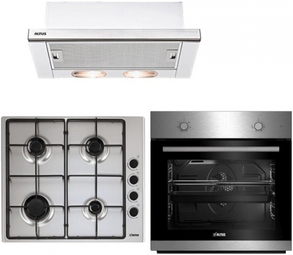 Altus İnox Ankastre Set ALA-182 GID + ALA 132 I + AL 37 I