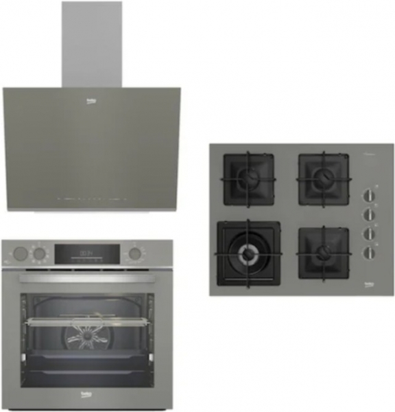 Beko Gri Ankastre Set BOCD K 6510 EWG + BFC 631 G + BDE 6062 G
