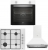 Beko Yeni Eco Beyaz Ankastre Set BOMD D 6110 EB + BFM 310 B + ADP61420B