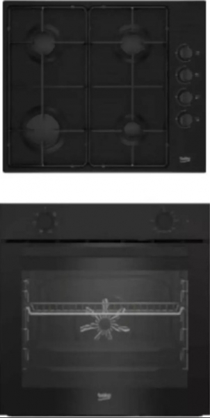 Beko Eco Siyah 2'li Ankastre Set BOMD D 6110 ES + BFM 310 S +