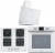 Franke Beyaz Ankastre Set Fhns 604 4g Wh C + FR FSL 86 H WH + FPJ 615 V WH SS