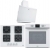 Franke Beyaz Ankastre Set Fhns 604 4g Wh C + FR FSL 86 H WH + FPJ 615 V WH SS