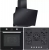 Franke Siyah Ankastre Set FHNS 705 4G TC BK C + FSL 86 H BK + FPJ 615 V BK A