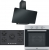 Franke Siyah Ankastre Set FHNS 905 4G BK C + FSL 82 H XS + FPJ 915 V BK A
