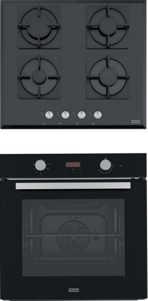 Franke Siyah Ankastre Set FHNS 604 4G BK C + FSL 86 H BK +