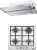 Franke Inox 2'li Ankastre Set FHNL 604 4G X E +  + FTC 6032 GR