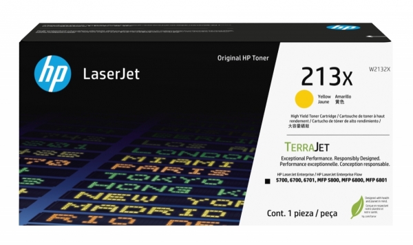 HP 213X Toner (Sarı)
