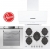 Hoover Beyaz Ankastre Set HVG74WK3W + HOAT 3150 WI + HDG6C2GWTK