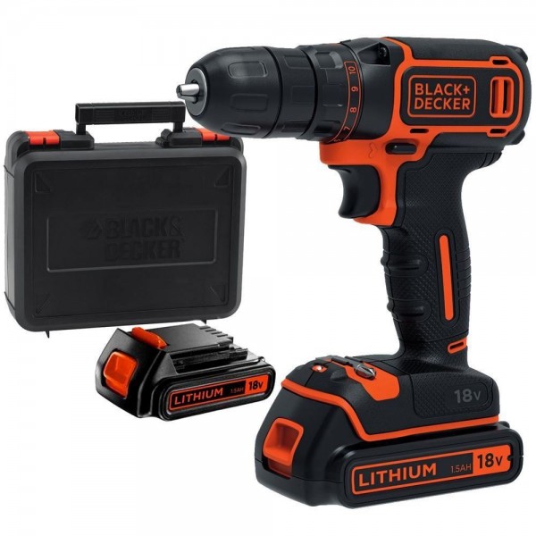 Black+Decker BDCDC18 Akülü Matkap