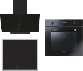 Hoover Siyah Ankastre Set HH64FC + HOT3051BI + HDG6C2GBTK