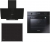 Hoover Siyah Ankastre Set HH64FC + HOT3051BI + HDG6C2GBTK