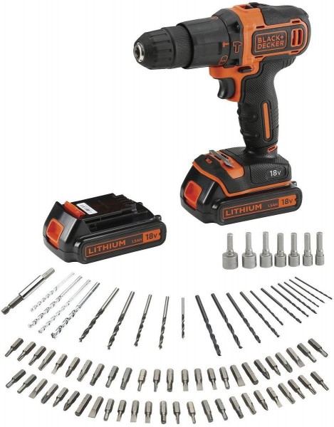 Black+Decker BDCHD18BAFC Akülü Matkap
