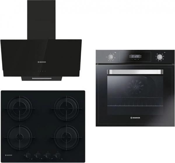 Hoover Siyah Ankastre Set HVW6MB + HOT 3161 BI + HDG6C2GBTK