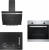 Siemens Siyah Ankastre Set EO7C6PO12O + HB010FBR1T + LC65KA670T