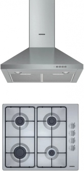 Siemens 2'li İnox Ankastre Set EB6C5PB82O + + LC64PCC50T