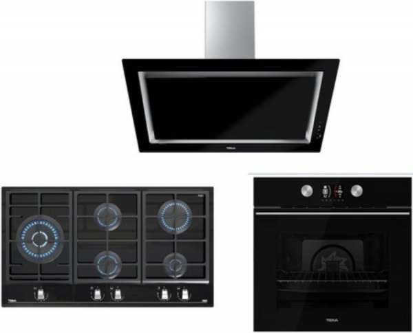 Teka Siyah Ankastre Set GZC 95320 XBC + HLB 8600 BK + DLV 98660 BK TOS
