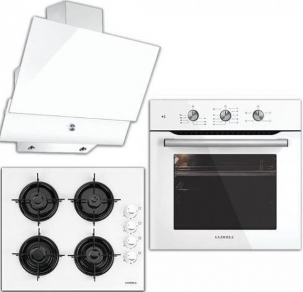 Luxell Beyaz Ankastre Set LX-40 TAHDF + A6SF2 MT + DA6-830