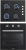 Luxell Siyah 2'li Ankastre Set LX-40 TAHDF + B66 SF2 MT +