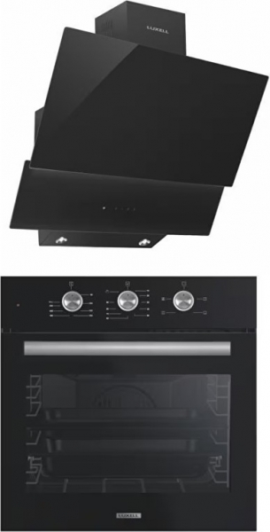 Luxell Siyah 2'li Ankastre Set + B66 SF2 MT + DA6 835
