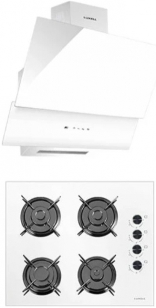 Luxell Beyaz 2'li Ankastre Set OC88 + + DA6 835