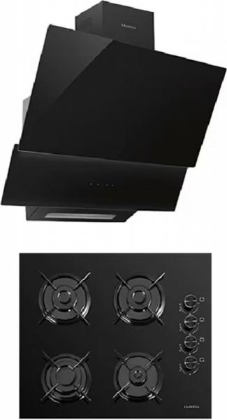 Luxell Siyah 2'li Ankastre Set OC88 + + DA-835