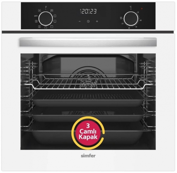 Simfer Airfry Beyaz Ankastre Set 3507 + 8216 + 8739