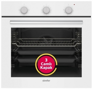 Simfer Beyaz Ankastre Set 3507 + 8206 + 8709