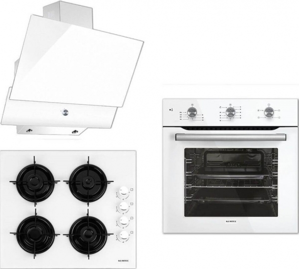 Kumtel Beyaz Ankastre Set 40TAHDF W + B66-S2 (MT) + DA6-830