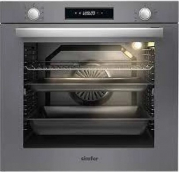 Simfer Gri Ankastre Set + 7383 + 9615