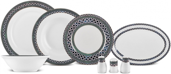 Karaca Elegance Bone Cordoba 53 Parça Yemek Takımı (53 Parça)