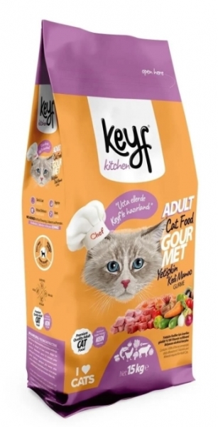 Keyf Gourmet Yetişkin 15 kg Kedi Maması