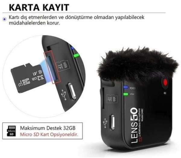 Lensgo 348C 1V1 Mikrofon