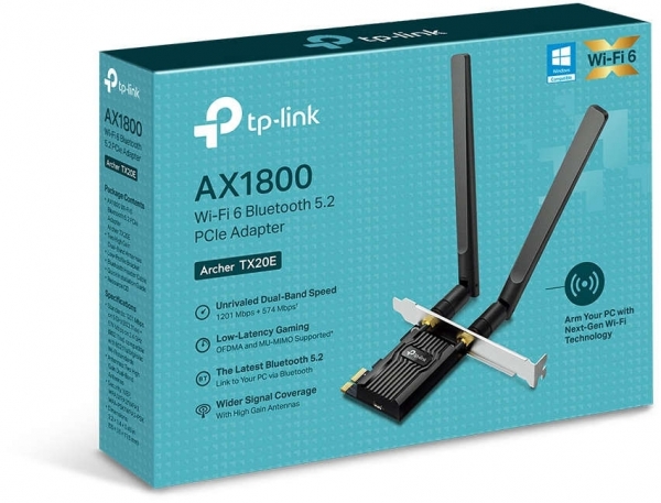TP-Link Archer TX20E Kablosuz PCIe Adaptörü