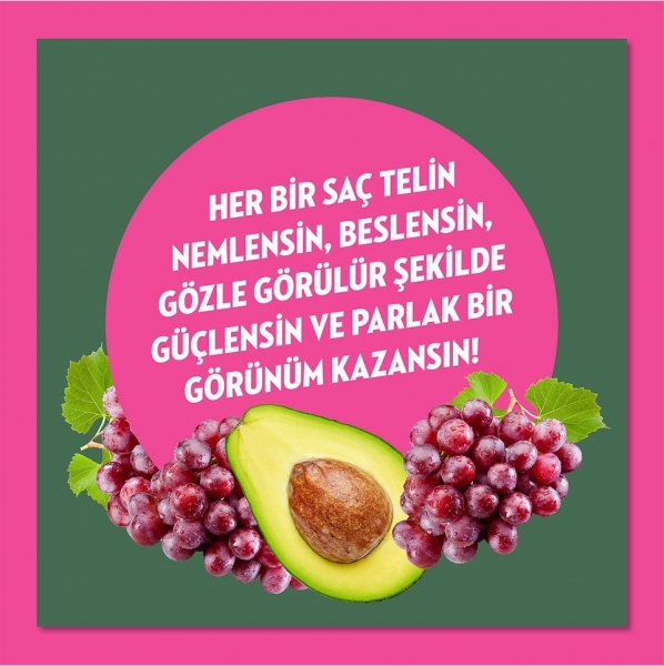 Elidor Doğanın Enerjisi Avokado ve Üzüm Çekirdeği Yağı 350 ml Saç Kremi