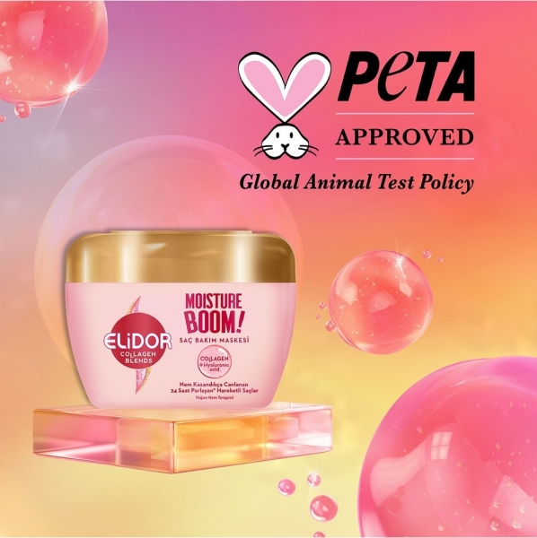 Elidor Collagen Blends Moisture Boom Saç Bakım Maskesi 160 ml Saç Kremi