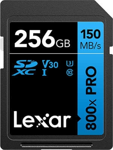 Lexar High-Performance 800x Pro Blue Series SD (256 GB)