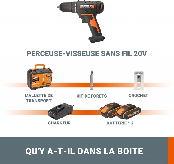 Worx WX108 Akülü Matkap
